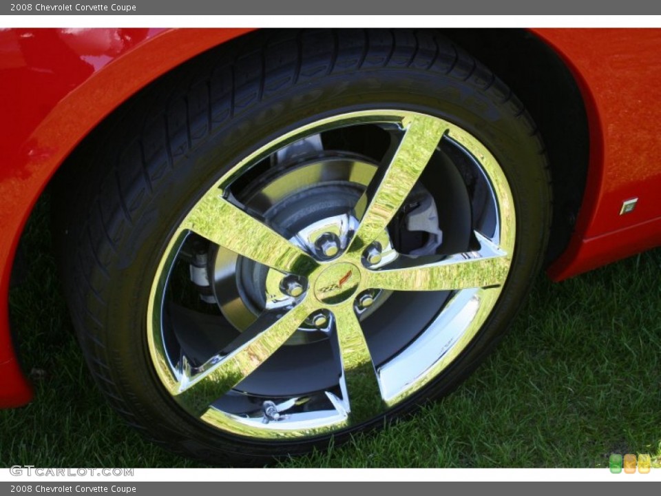 2008 Chevrolet Corvette Coupe Wheel and Tire Photo #80983673