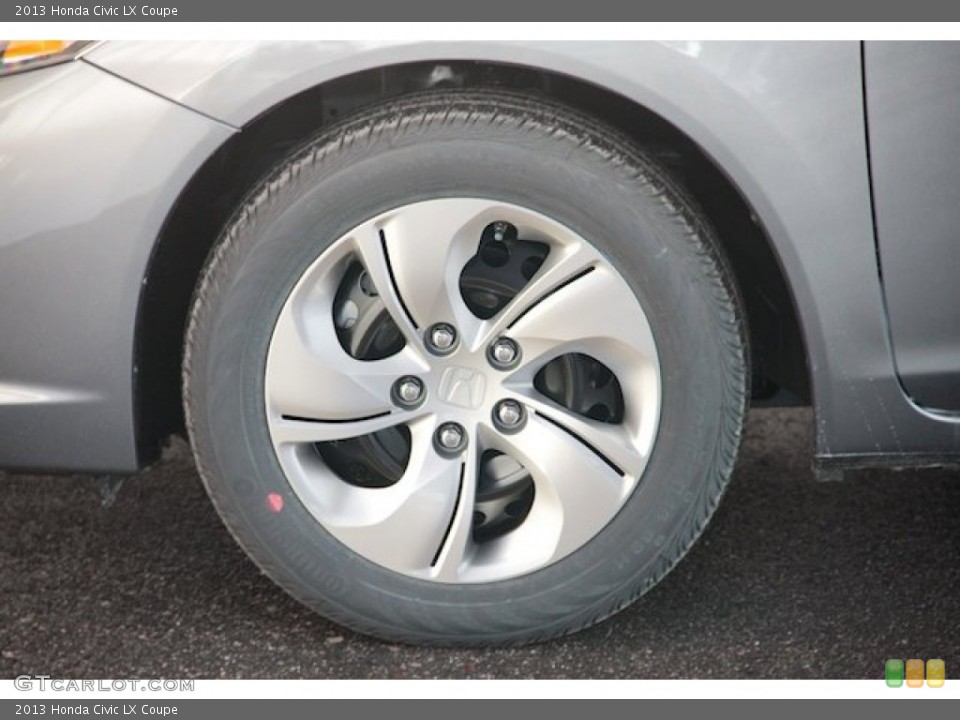2013 Honda Civic LX Coupe Wheel and Tire Photo #80987147