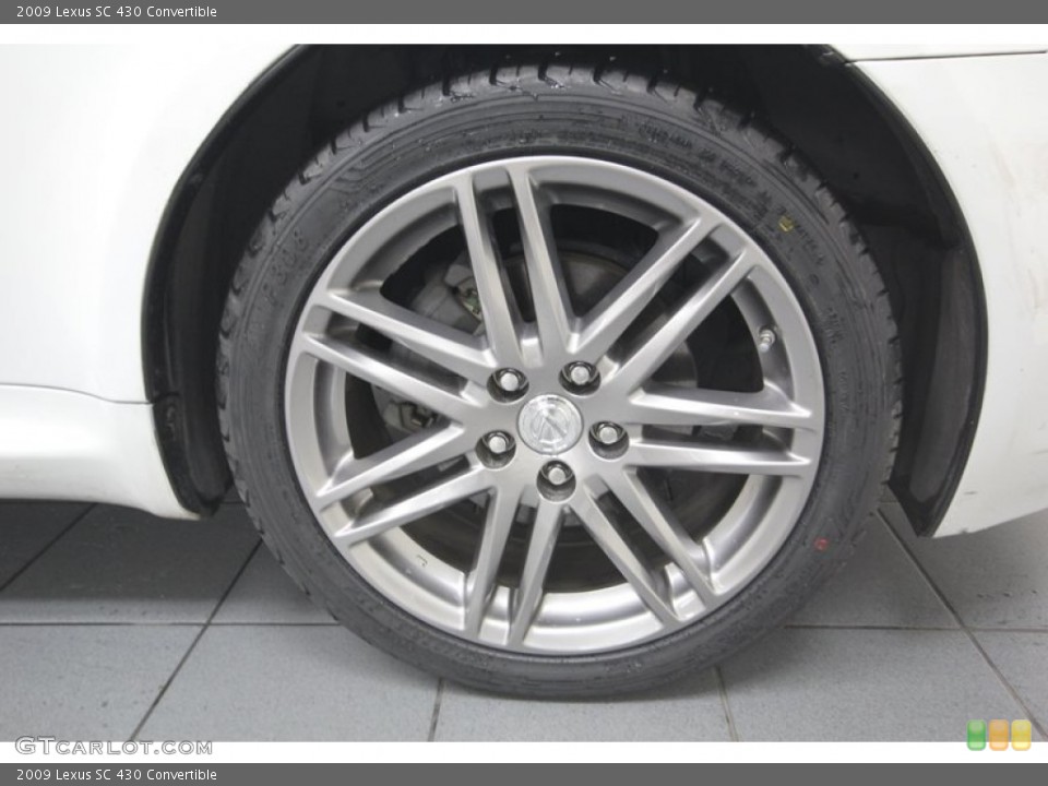 2009 Lexus SC 430 Convertible Wheel and Tire Photo #80991239