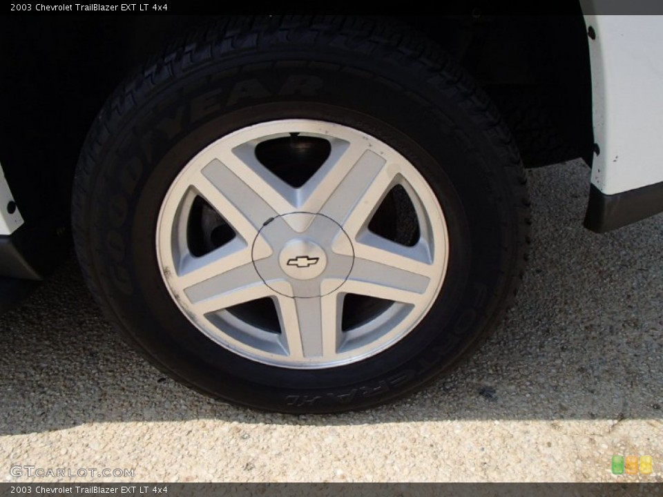 2003 Chevrolet TrailBlazer EXT LT 4x4 Wheel and Tire Photo #80991708