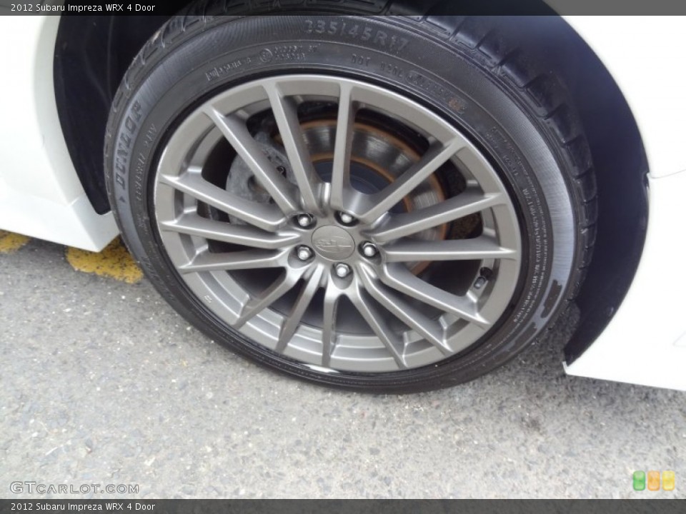 2012 Subaru Impreza WRX 4 Door Wheel and Tire Photo #80991836