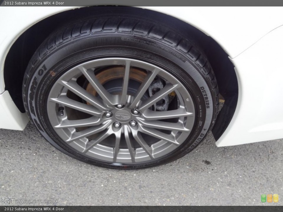 2012 Subaru Impreza WRX 4 Door Wheel and Tire Photo #80991881