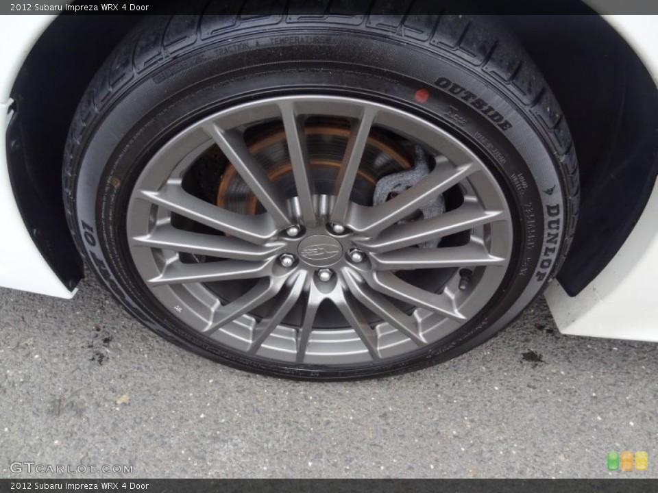 2012 Subaru Impreza WRX 4 Door Wheel and Tire Photo #80991899