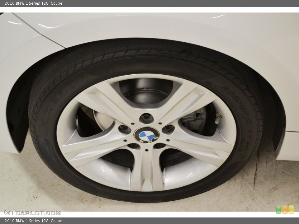 2010 BMW 1 Series 128i Coupe Wheel and Tire Photo #80992835