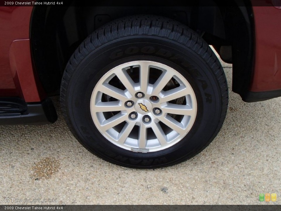 2009 Chevrolet Tahoe Hybrid 4x4 Wheel and Tire Photo #80993048