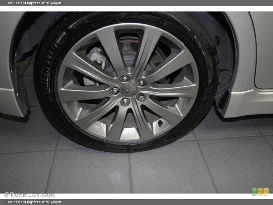 2009 Subaru Impreza WRX Wagon Wheel and Tire Photo #80995237