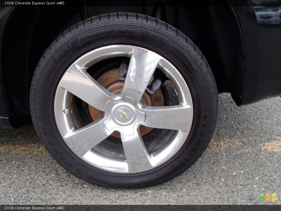 2008 Chevrolet Equinox Sport AWD Wheel and Tire Photo #80995916