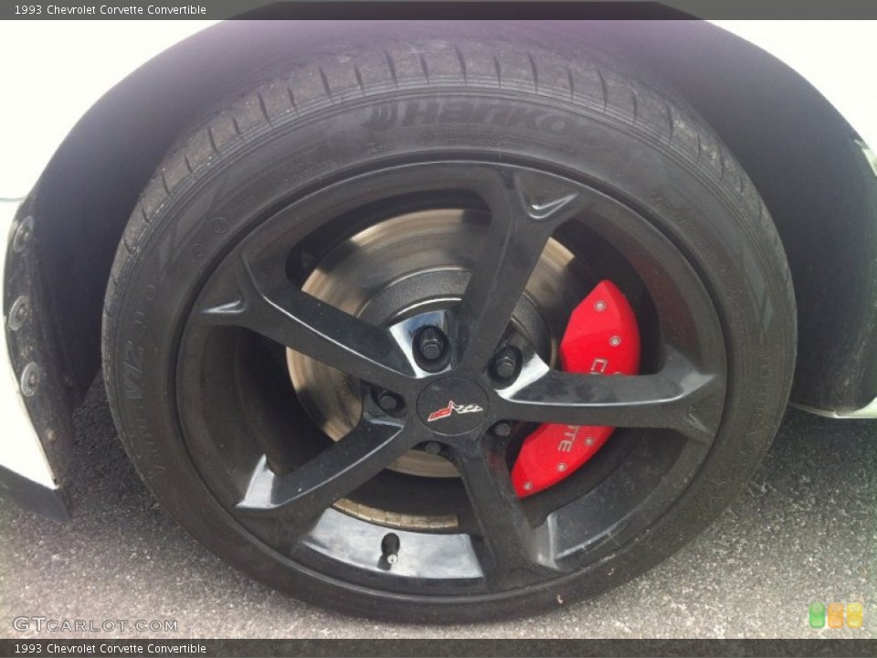 1993 Chevrolet Corvette Custom Wheel and Tire Photo #80996096
