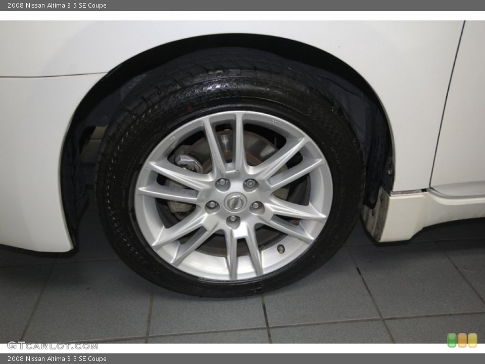 2008 Nissan Altima 3.5 SE Coupe Wheel and Tire Photo #80998217