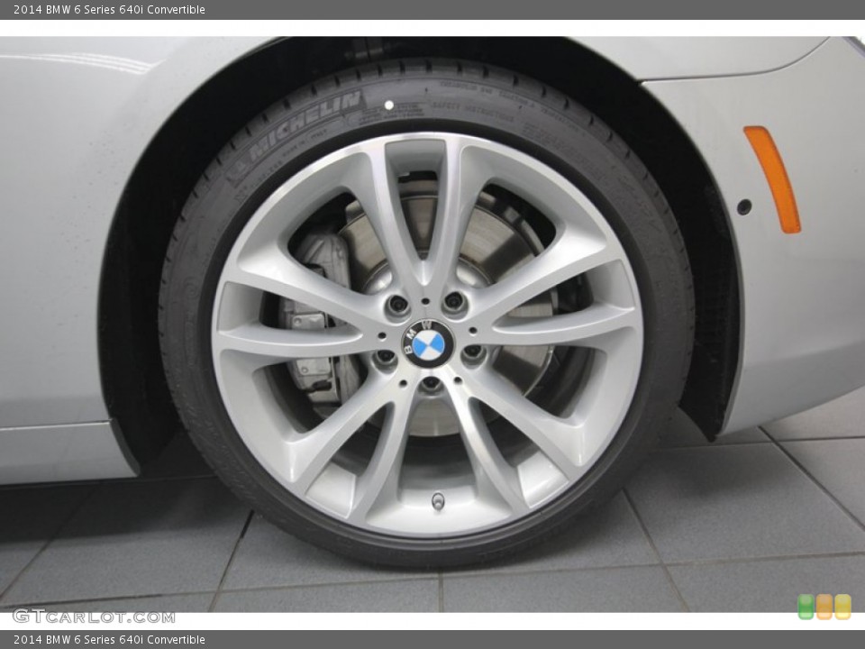 2014 BMW 6 Series 640i Convertible Wheel and Tire Photo #81000110