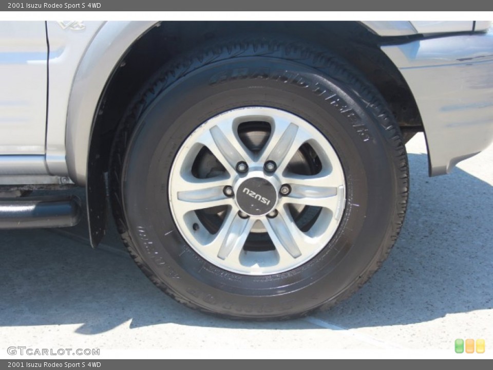 2001 Isuzu Rodeo Sport S 4WD Wheel and Tire Photo #81000230