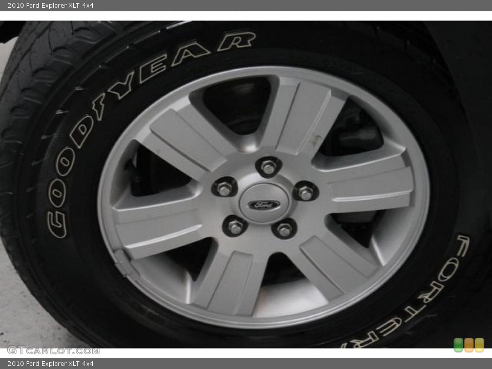 2010 Ford Explorer XLT 4x4 Wheel and Tire Photo #81004706