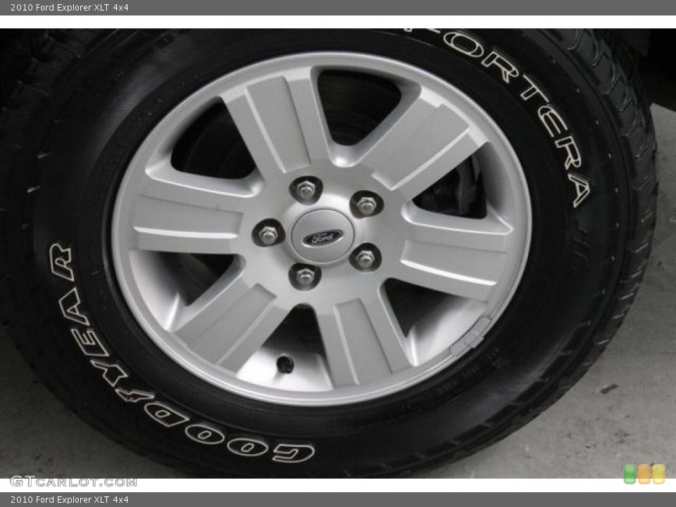 2010 Ford Explorer XLT 4x4 Wheel and Tire Photo #81004724