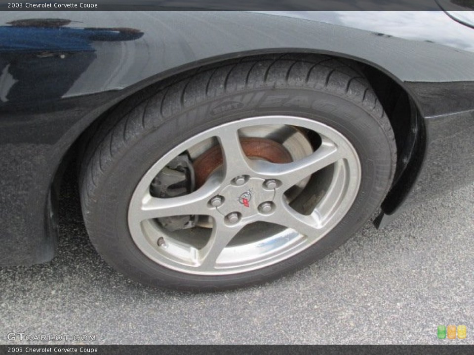 2003 Chevrolet Corvette Coupe Wheel and Tire Photo #81007182