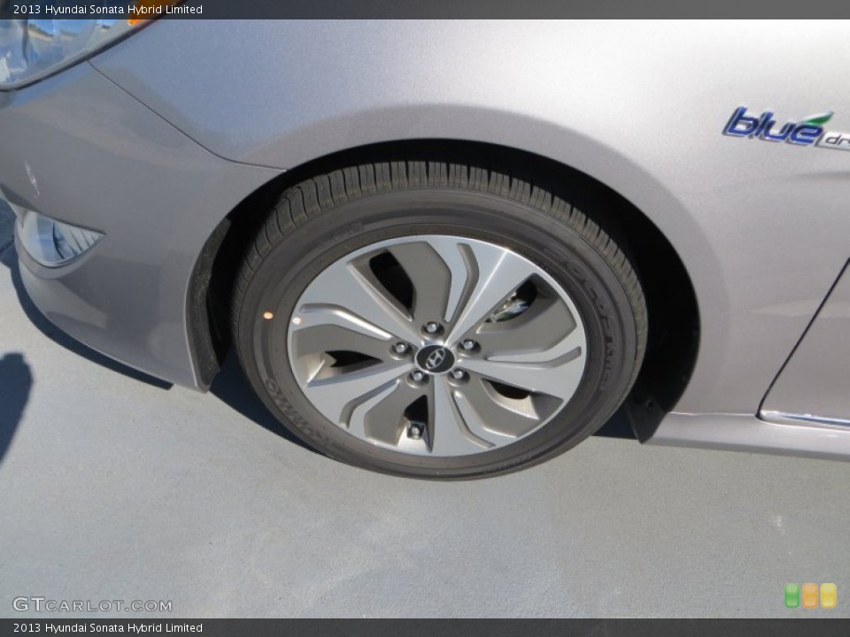 2013 Hyundai Sonata Hybrid Limited Wheel and Tire Photo #81009285