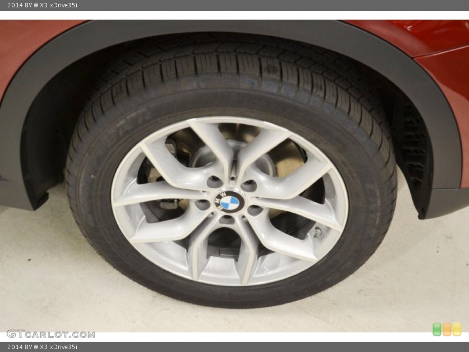 2014 BMW X3 xDrive35i Wheel and Tire Photo #81012864