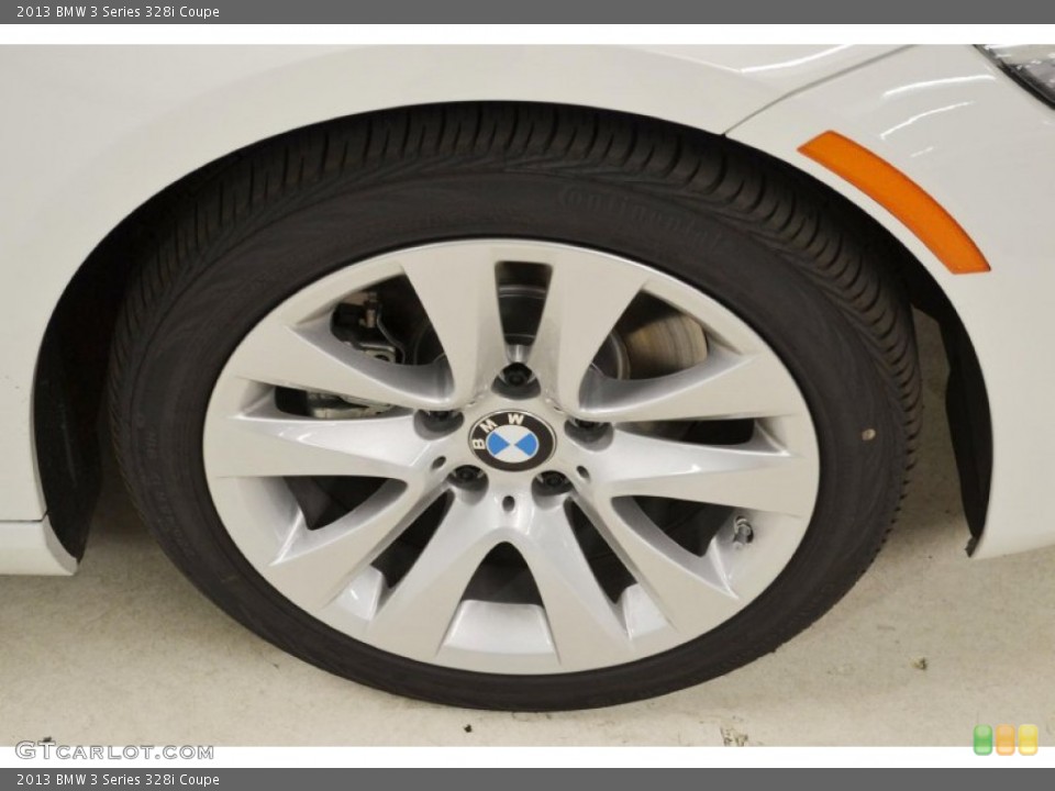 2013 BMW 3 Series 328i Coupe Wheel and Tire Photo #81015678