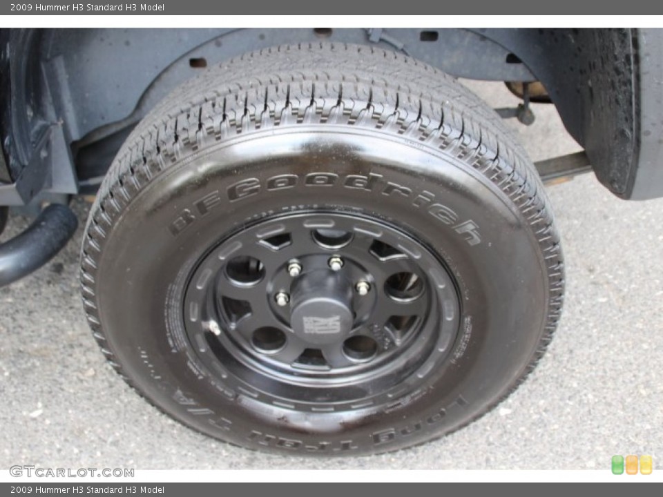 2009 Hummer H3 Custom Wheel and Tire Photo #81025602