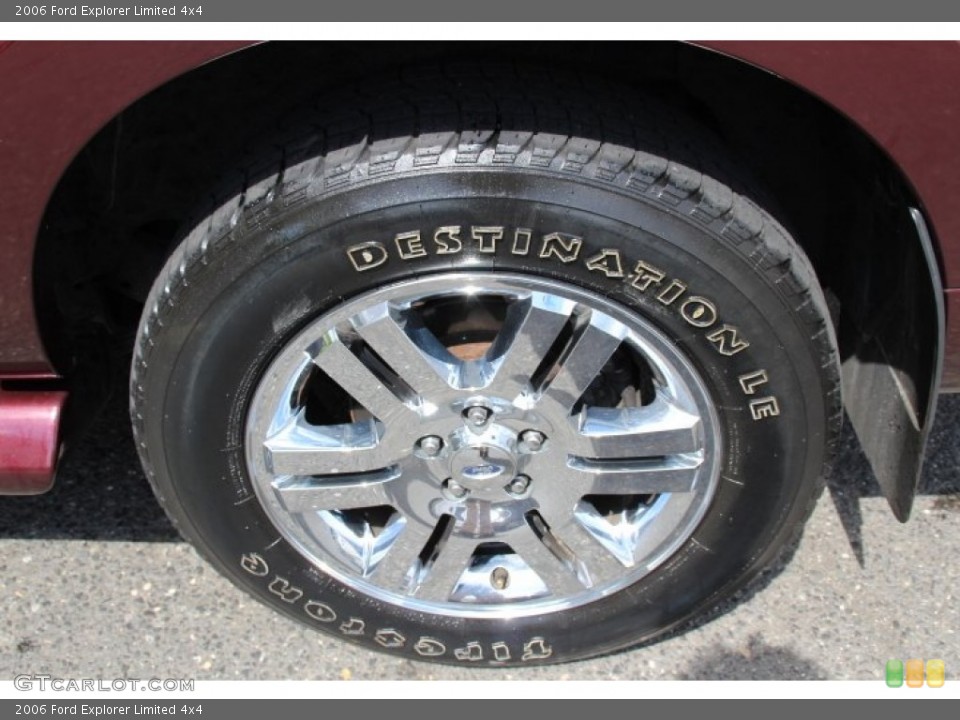 2006 Ford Explorer Limited 4x4 Wheel and Tire Photo #81026184