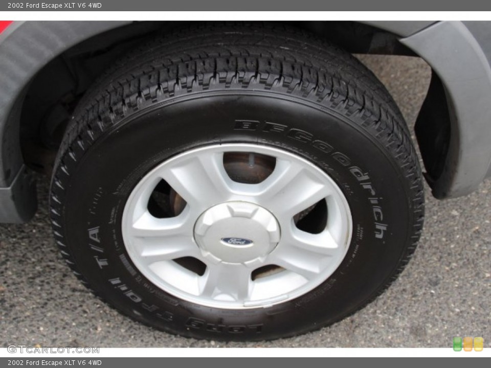2002 Ford Escape XLT V6 4WD Wheel and Tire Photo #81026774