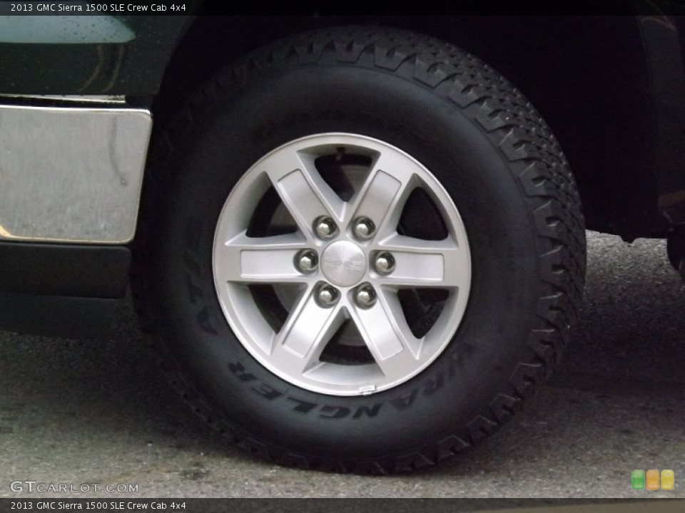 2013 GMC Sierra 1500 SLE Crew Cab 4x4 Wheel and Tire Photo #81041273