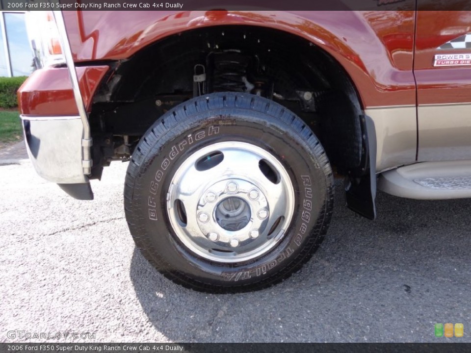 2006 Ford F350 Super Duty King Ranch Crew Cab 4x4 Dually Wheel and Tire Photo #81043020