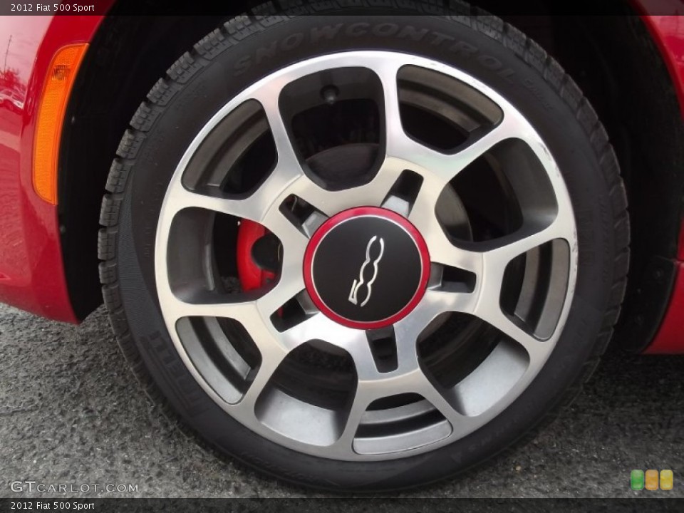 2012 Fiat 500 Sport Wheel and Tire Photo #81043224
