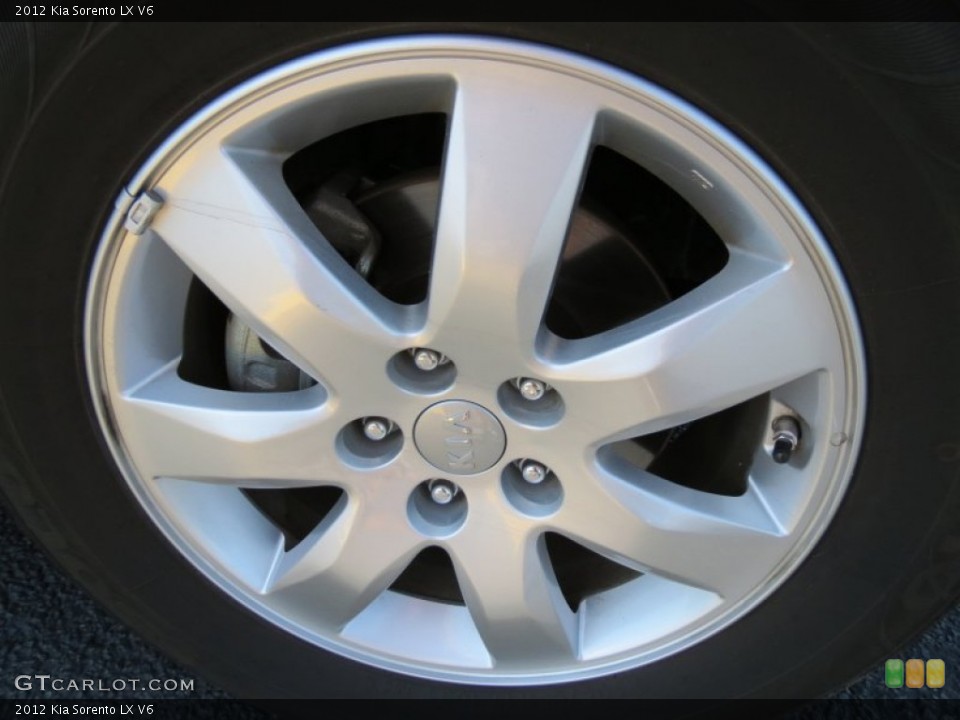 2012 Kia Sorento LX V6 Wheel and Tire Photo #81049944