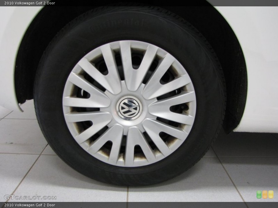 2010 Volkswagen Golf 2 Door Wheel and Tire Photo #81060270