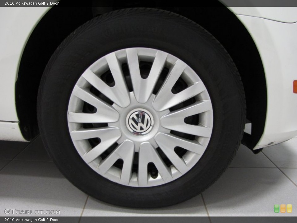 2010 Volkswagen Golf 2 Door Wheel and Tire Photo #81060305