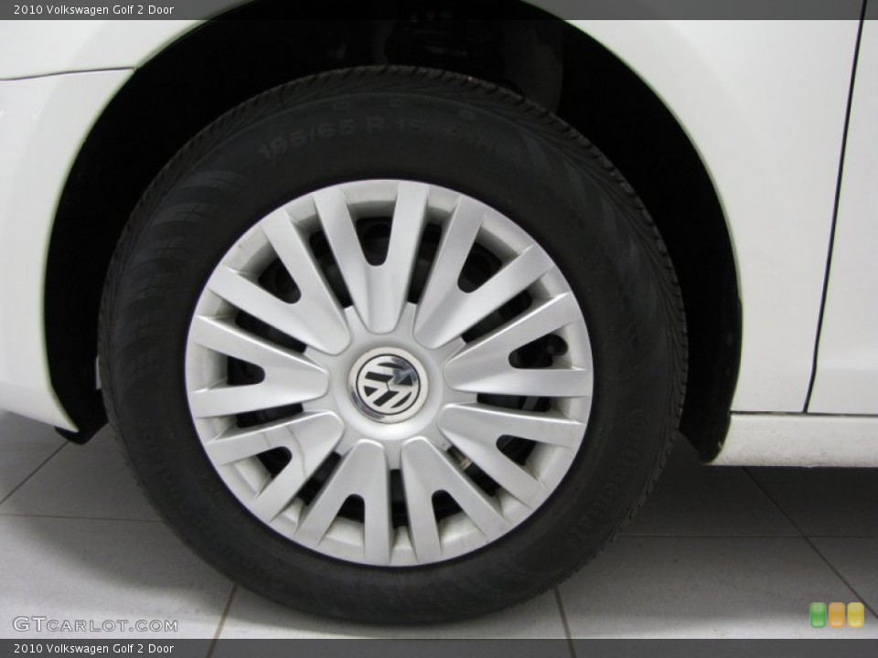 2010 Volkswagen Golf 2 Door Wheel and Tire Photo #81060334