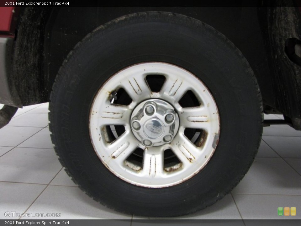 2001 Ford Explorer Sport Trac 4x4 Wheel and Tire Photo #81061353