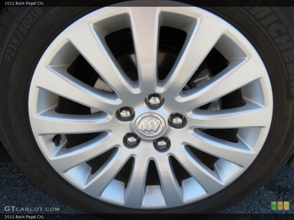 2011 Buick Regal CXL Wheel and Tire Photo #81061623