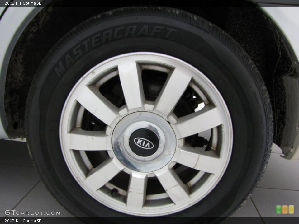 2002 Kia Optima SE Wheel and Tire Photo #81062406