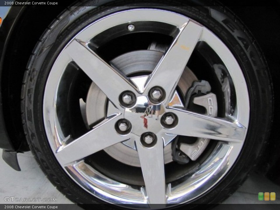 2008 Chevrolet Corvette Coupe Wheel and Tire Photo #81071463