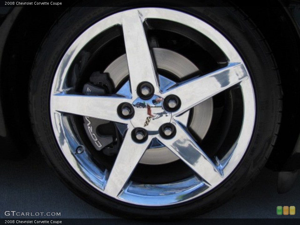 2008 Chevrolet Corvette Coupe Wheel and Tire Photo #81071475