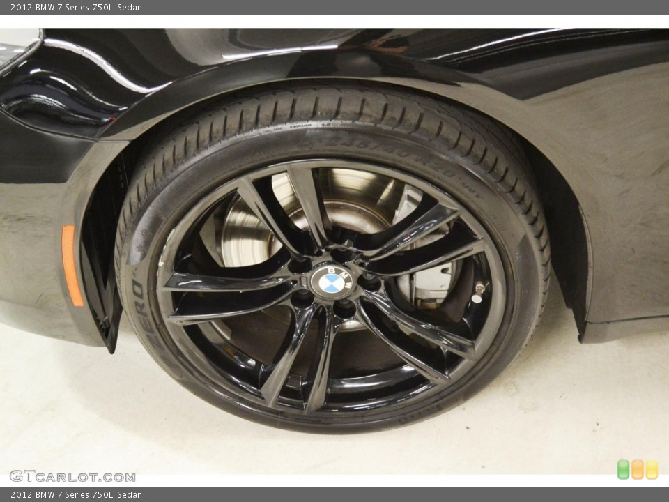 2012 BMW 7 Series 750Li Sedan Wheel and Tire Photo #81072258