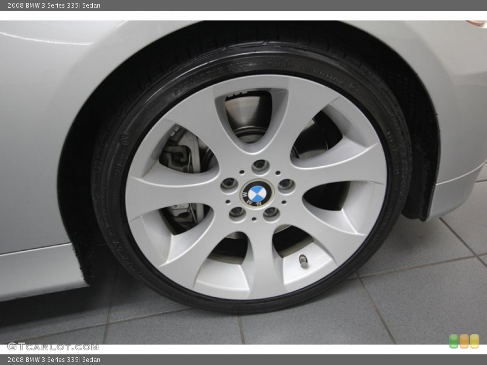 2008 BMW 3 Series 335i Sedan Wheel and Tire Photo #81073124