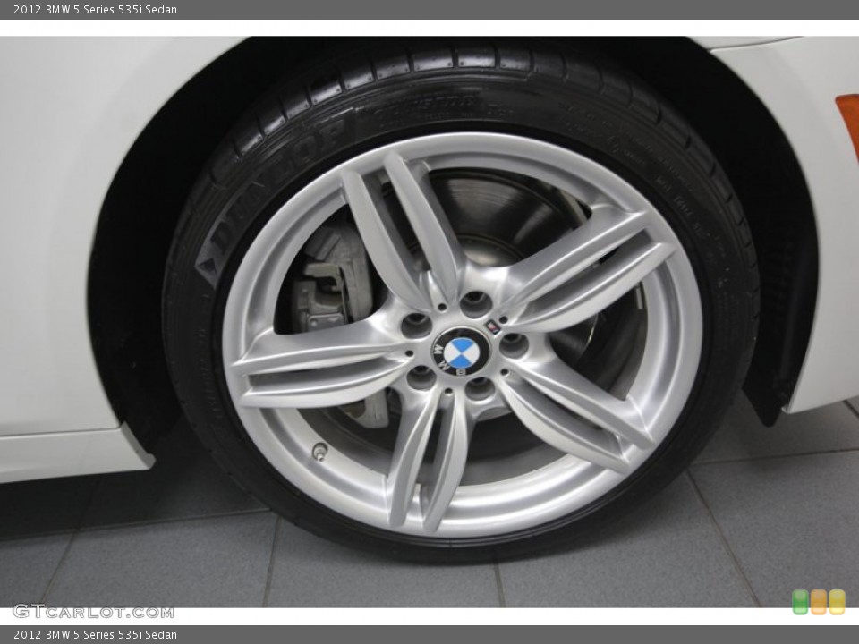 2012 BMW 5 Series 535i Sedan Wheel and Tire Photo #81073428