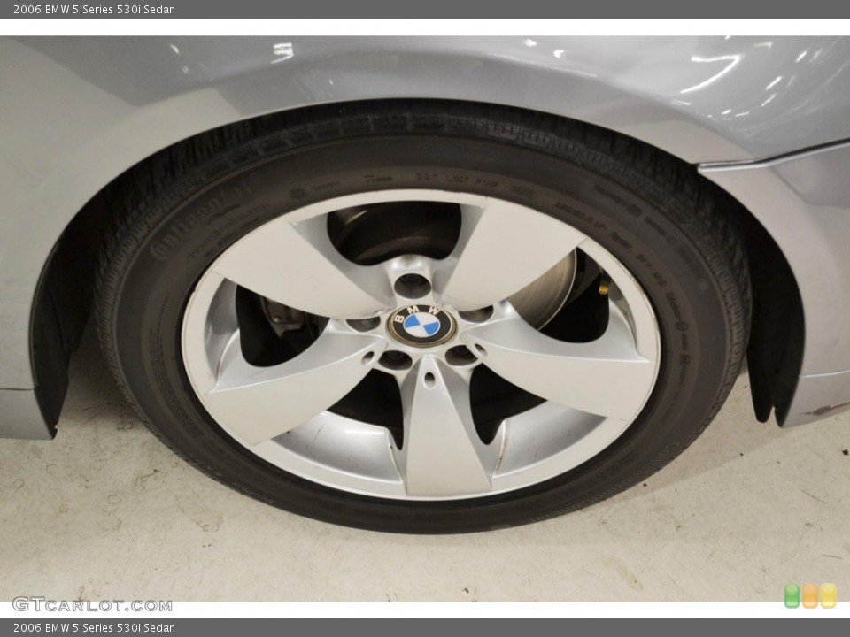 2006 BMW 5 Series 530i Sedan Wheel and Tire Photo #81073899