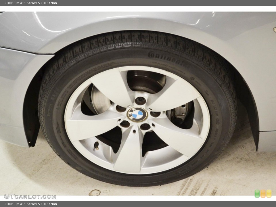 2006 BMW 5 Series 530i Sedan Wheel and Tire Photo #81073959
