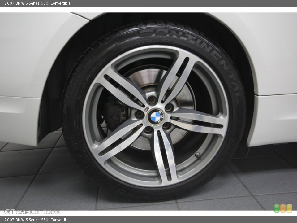 2007 BMW 6 Series 650i Convertible Wheel and Tire Photo #81074973