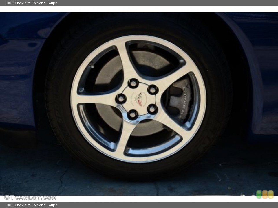 2004 Chevrolet Corvette Coupe Wheel and Tire Photo #81077595
