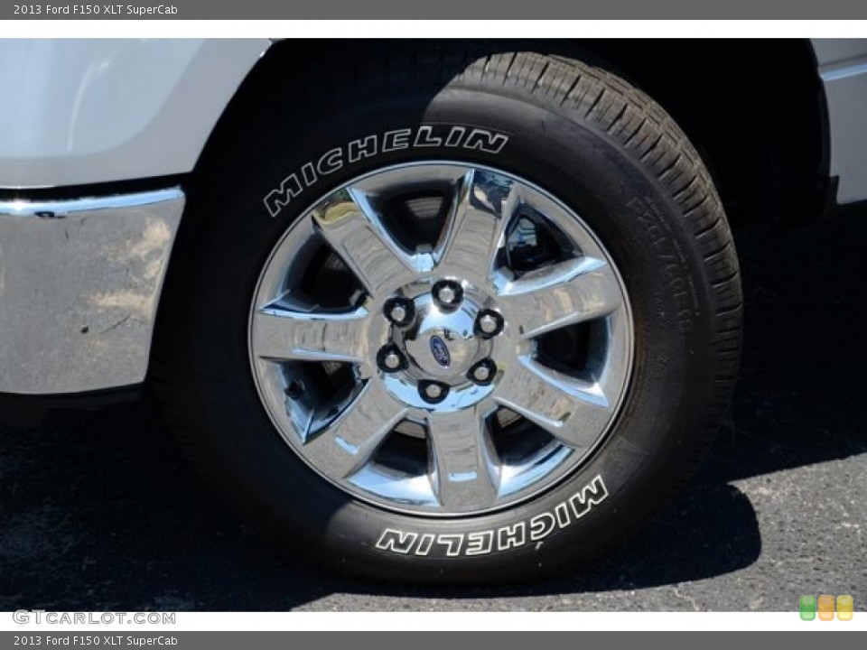 2013 Ford F150 XLT SuperCab Wheel and Tire Photo #81079184