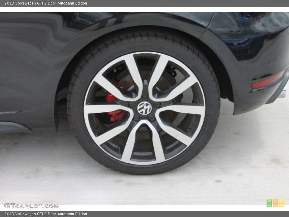 2013 Volkswagen GTI 2 Door Autobahn Edition Wheel and Tire Photo #81083112