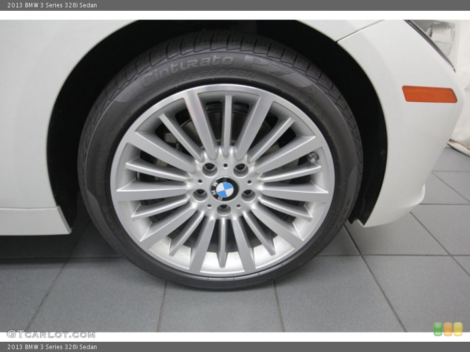 2013 BMW 3 Series 328i Sedan Wheel and Tire Photo #81084680