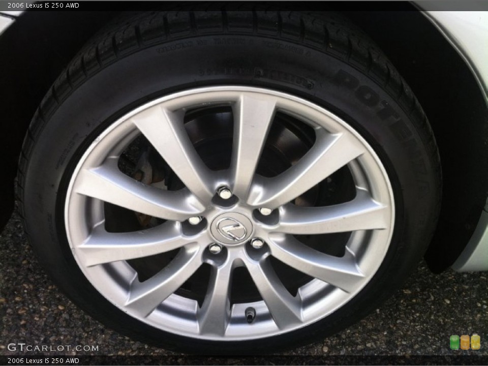 2006 Lexus IS 250 AWD Wheel and Tire Photo #81089636