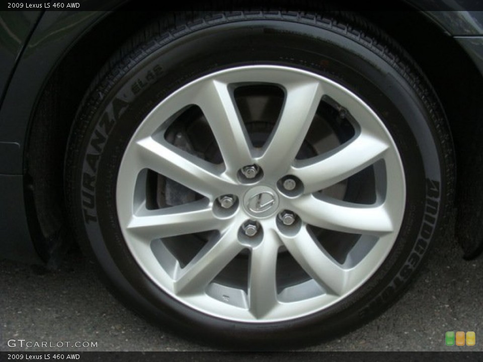 2009 Lexus LS 460 AWD Wheel and Tire Photo #81098273