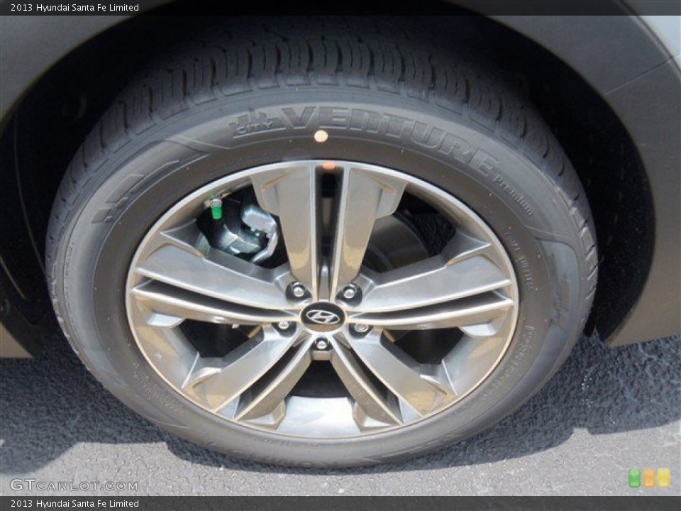 2013 Hyundai Santa Fe Limited Wheel and Tire Photo #81098693