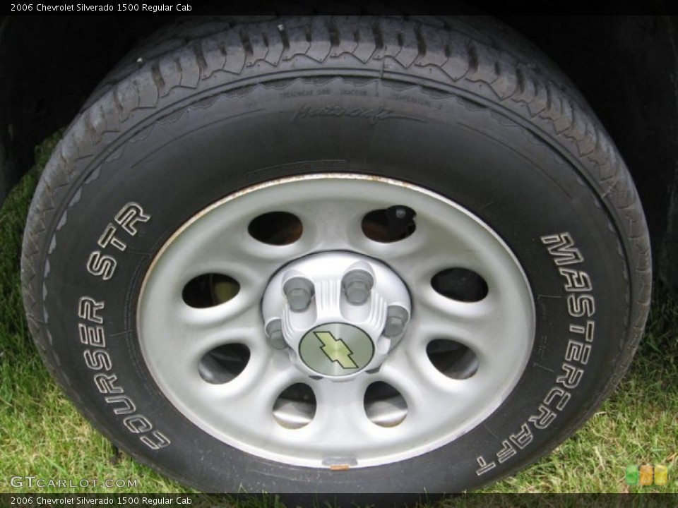 2006 Chevrolet Silverado 1500 Regular Cab Wheel and Tire Photo #81100545